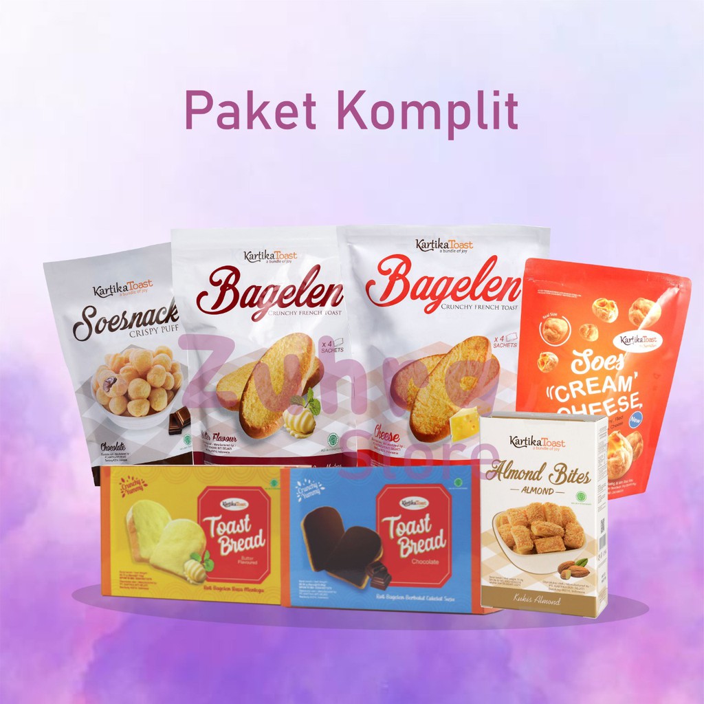 PAKET LEBARAN KOMPLIT KARTIKA TOAST / PARCEL KARTIKA SARI ( KUE KERING KARTIKA SARI ) Hampers