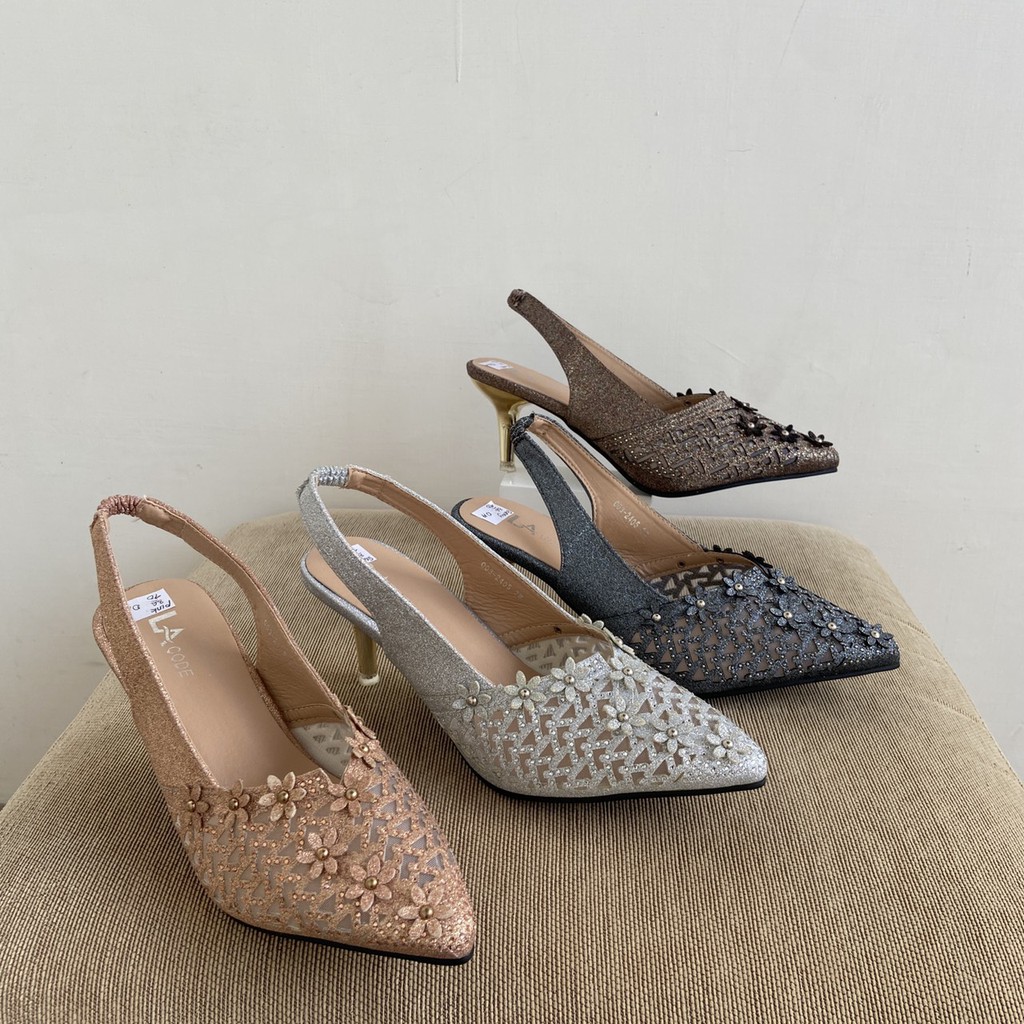 Lacode Wedding Shoes Sepatu Pengantin Sandal Pengantin Sandal Pesta Sandal Wisuda Import