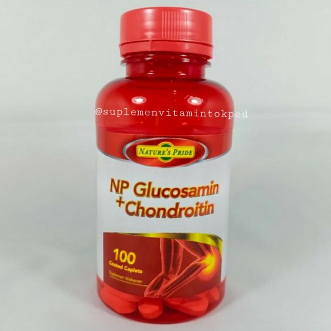 Nature's Pride NP Glucosamin + Chondroitin 100 Caplet - Vitamin sendi