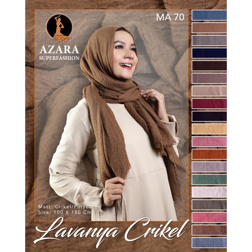 Pashmina Lavanya Crinkle by AZARA Super Fashion