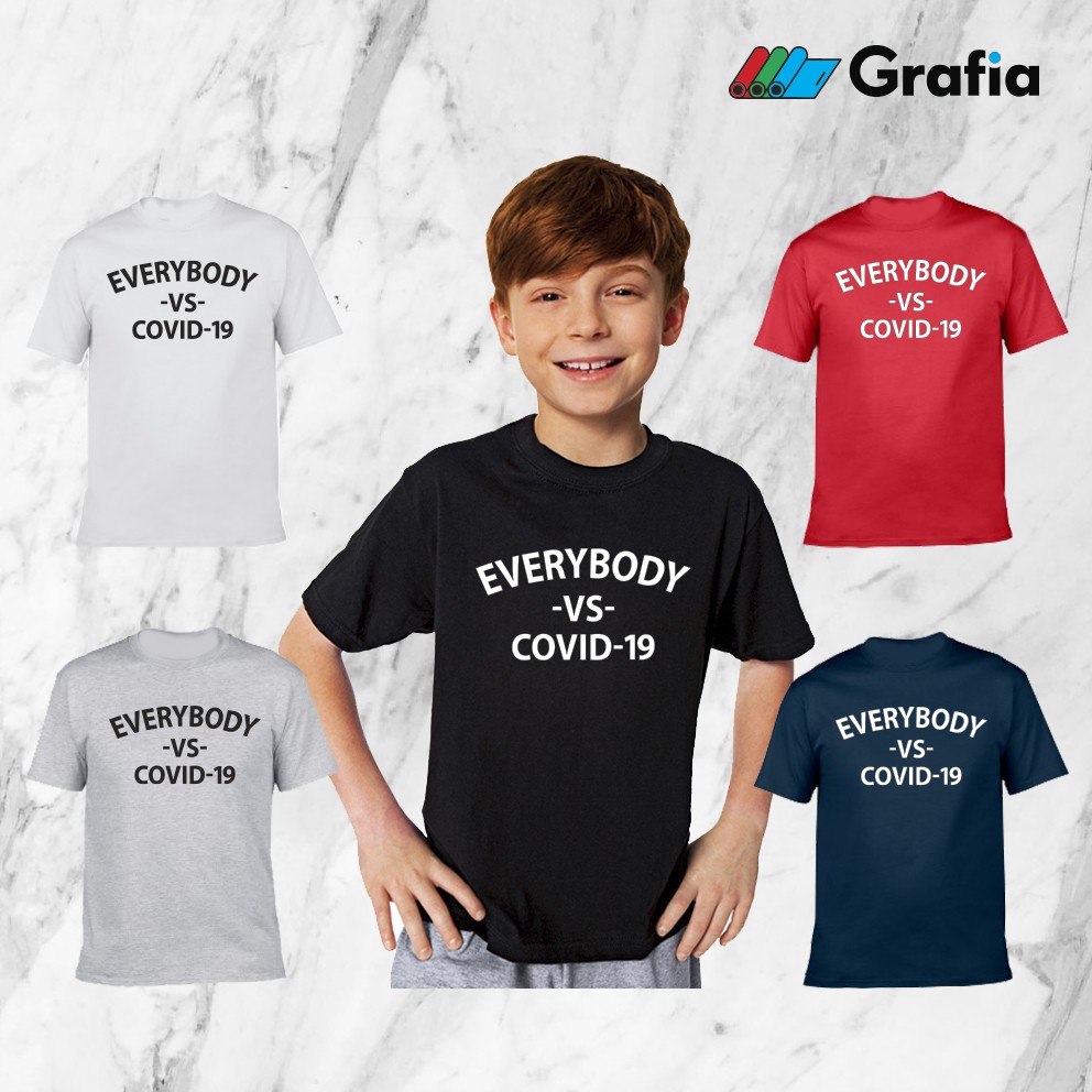 Kaos Anak Everybody VS Covid19