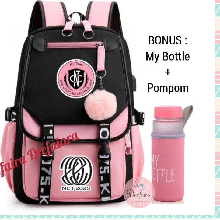 [KODE CLRKI] Tas Backpack Wanita Tas Sekolah Anak Perempuan NCT