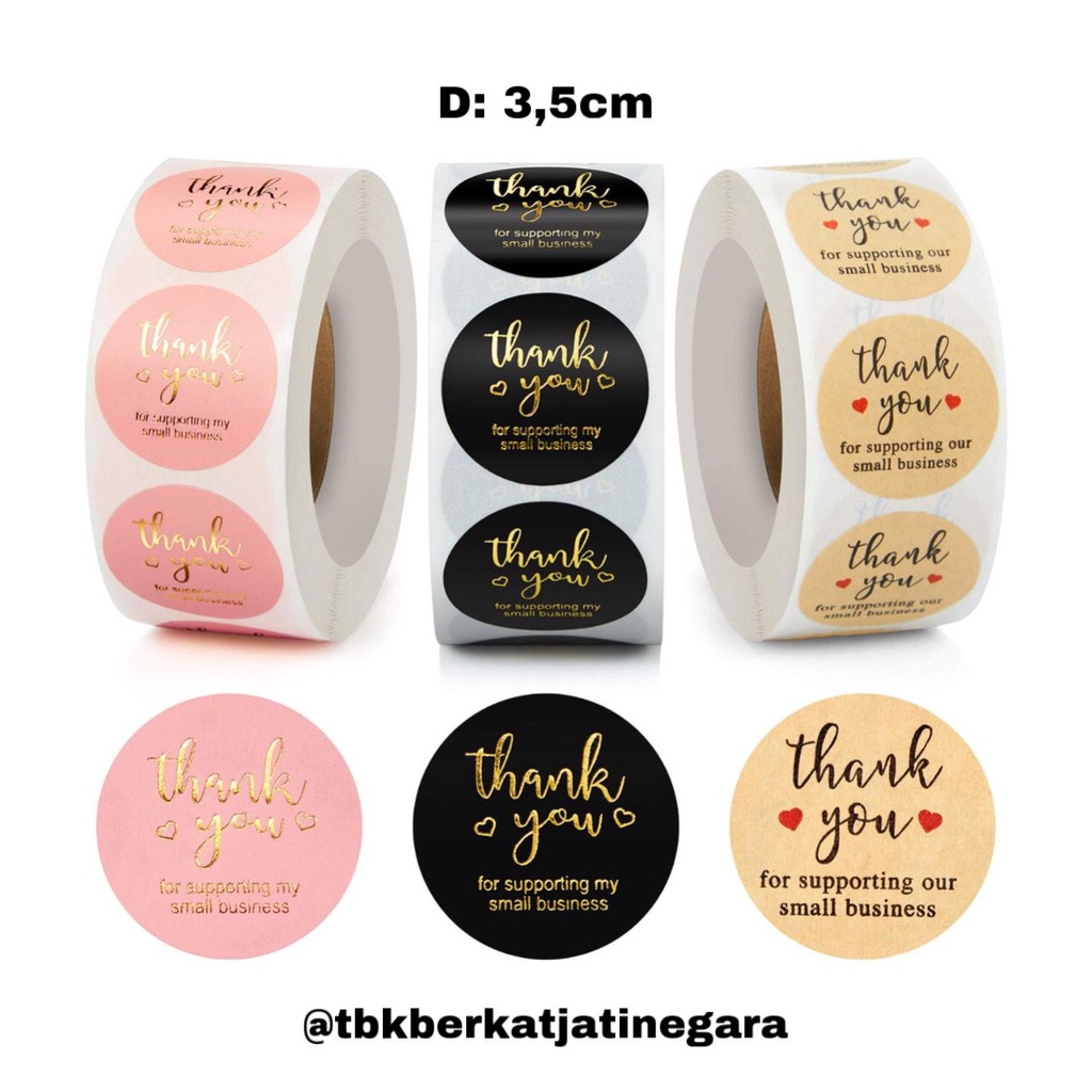 STICKER BESAR ROLL MOTIF RANDOM / STIKER PACKAGING ROLL