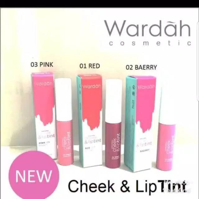 Wardah Cheek Lip Tint Blush . Wardah Cheek And Lipstik original . Lipstik wardah . Wardah
