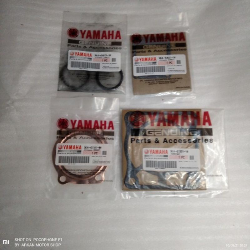 PACKING TOPSET RX KING ORI YGP RXKING RX-KING PAKING GASKET TOP SET BLOK SEHER ATAS BAWAH MEMBRAN KNALPOT