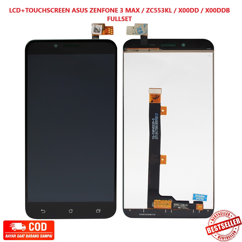 LCD ASUS ZENFONE 3 MAX / ZC553KL / X00DD / X00DDB FULLSET + TOUCHSCREEN | KONTRAS MAIN | WELSUS