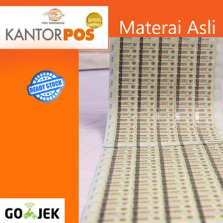 MATERAI PERURI 6000 ISI 100 PCS | Shopee Indonesia