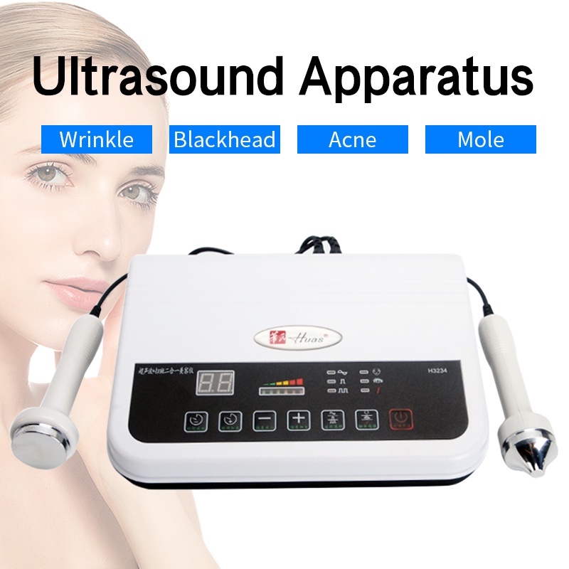 2 In 1 Ultrasound Soft Cauter Alat Detox Strika Setrika Wajah Mata Penghilang Tai Lalat Kutil Flek