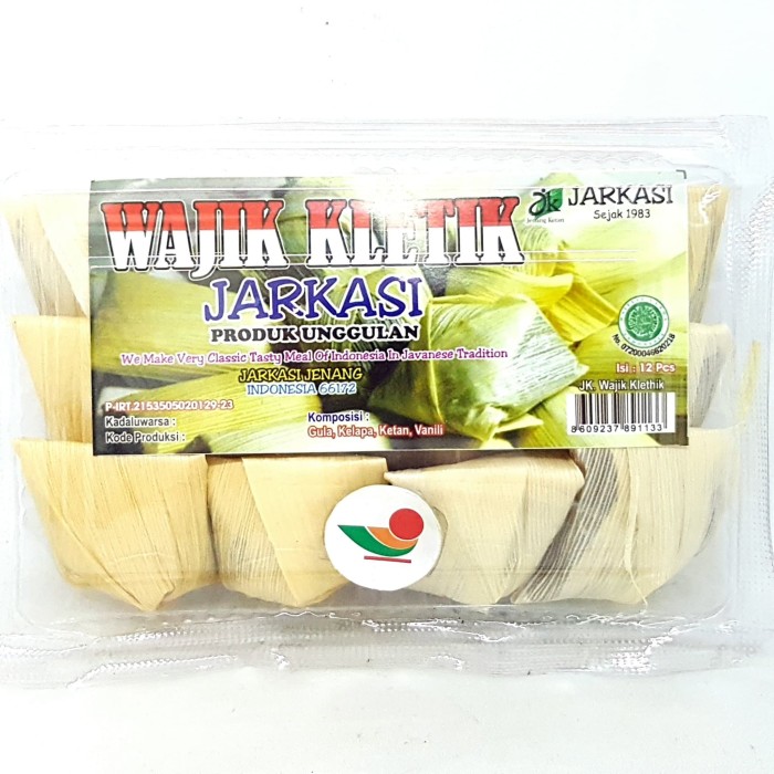 

JARKASI WAJIK KLETIK ISI 12pcs | JENANG KLETHIK KLOBOT HALAL MUI KETAN