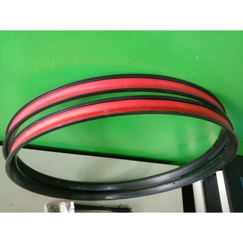 Rim entity Asimetris x15 tapak lebar 3.5 dobbel wall