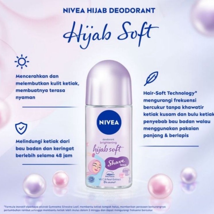 NIVEA Hijab Deodorant Roll-On 50 ml 