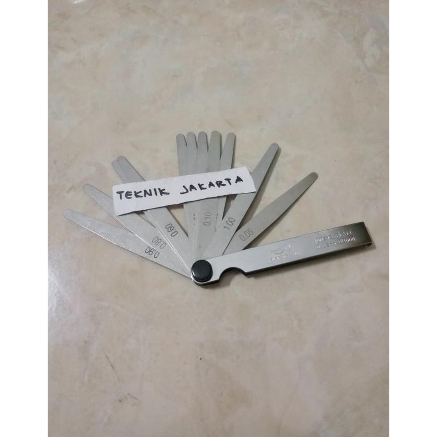 

Produk Terbaik] Feeler Gauge 13 Blade 0.05 - 1.00 Rrt