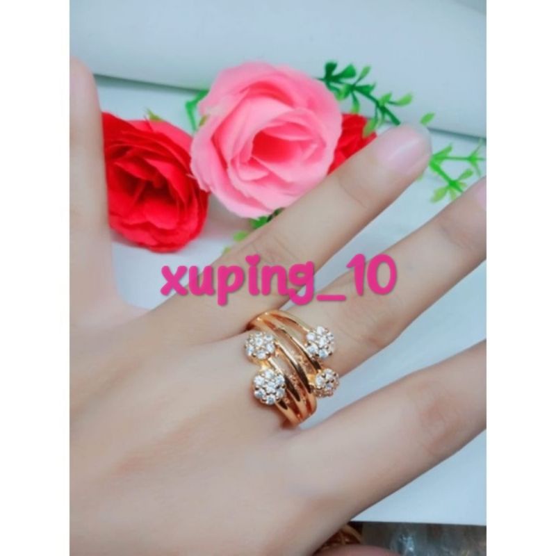 Cincin xuping wanita dewasa perhiasan fashion C001 xuping