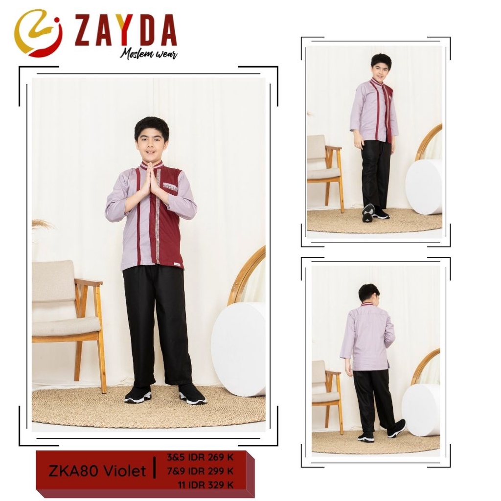 KOKO ANAK SARIMBIT ZAYDA ZG80 VIOLET RED ORIGINAL KEKINIAN MODERN TRENDY SIMPLE ELEGANT MODIS EXCLUS