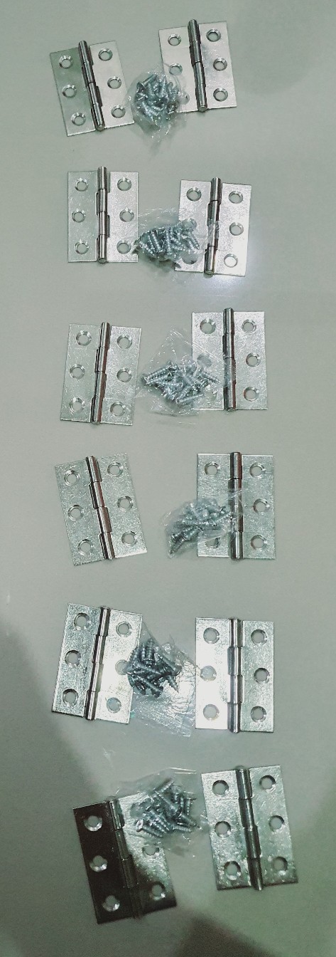 Engsel Kupu Mini Kecil 2 Stainless Pintu Lemari Kayu Kotak Box Peti Mgj