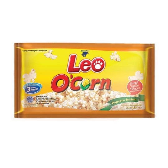 

POPCORN INSTAN | O'CORN POPCORN INSTAN SWEET KETTLE 64GR