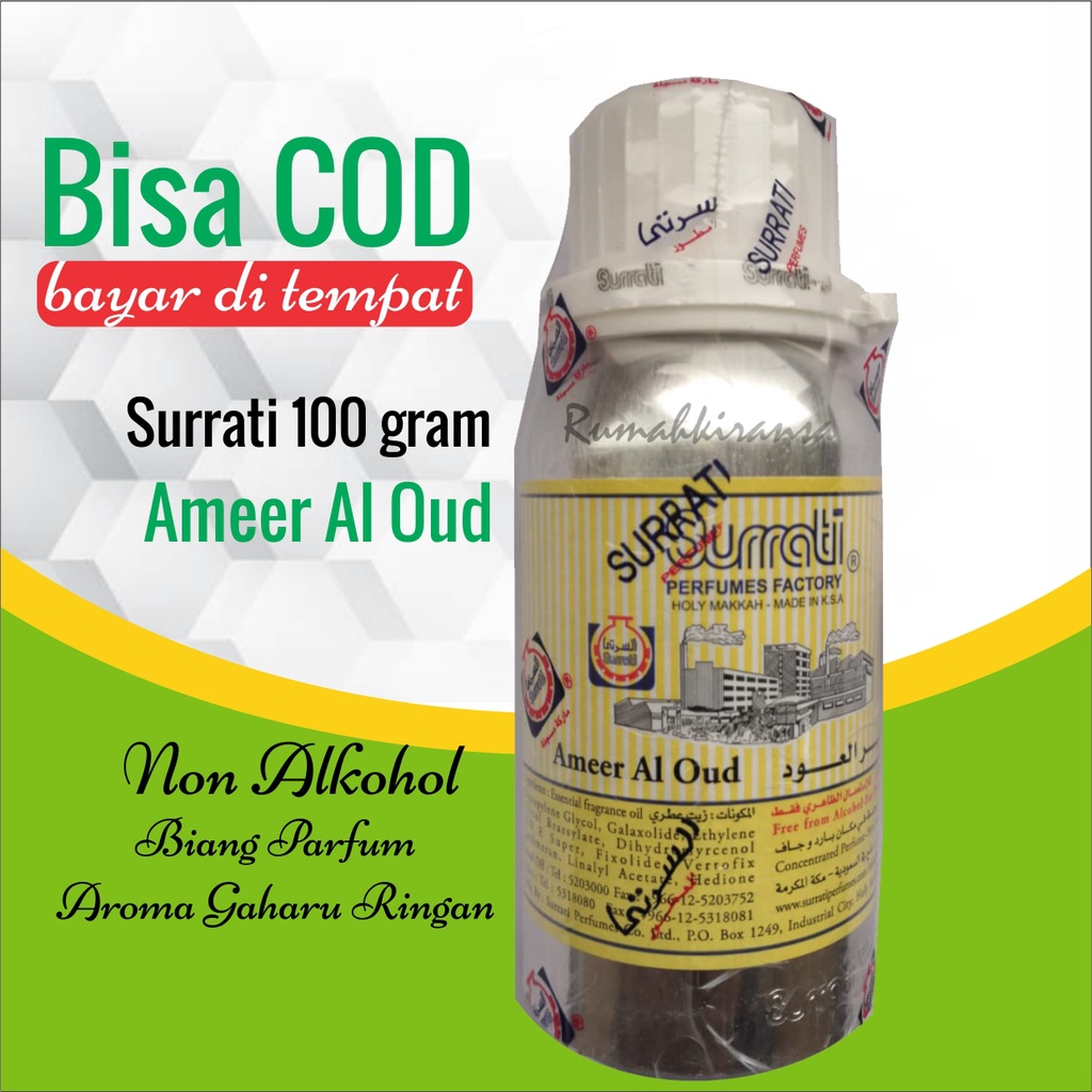 Parfum Surrati Ameer Al Oud 100gram