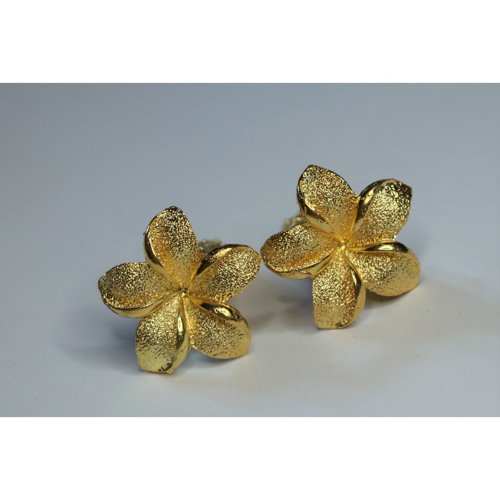 Subeng Alpaka Bali motif giwang bunga set kebaya