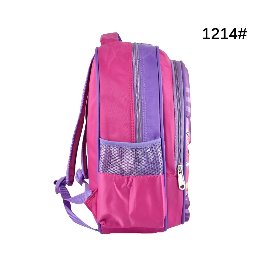 Tas Sekolah Cartoon 1214 Girls 14 Inch Ransel Anak Cewek Timbul Sekolah (Frozen,LOL,Sofia,&amp;Unicorn)