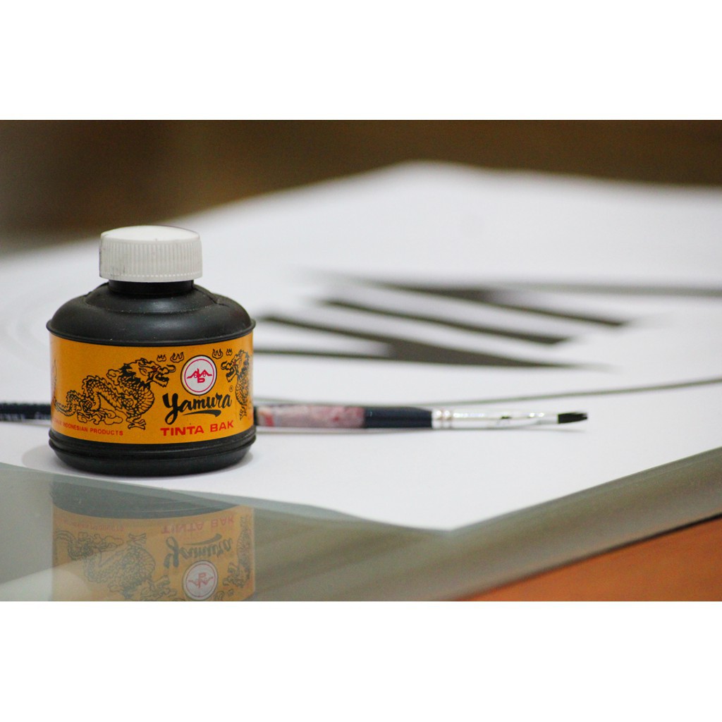 

Yamura Tinta Bak 233 tinta kaligrafi ukuran Besar -Chinesse Black Ink