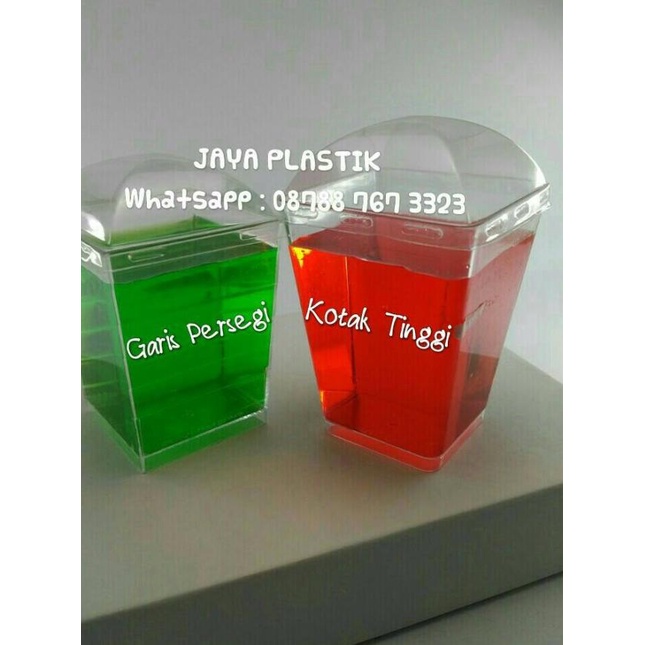 ™ CUP PUDING GARIS PERSEGI / CH- 5570 ( GARANSI ) - BIASA ➷
