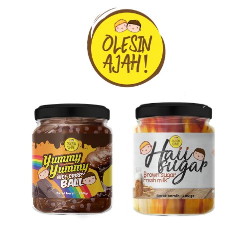 

Promo OlesinAjah Selai Yummy yummy 200Gr + Haii Sugar 200Gr