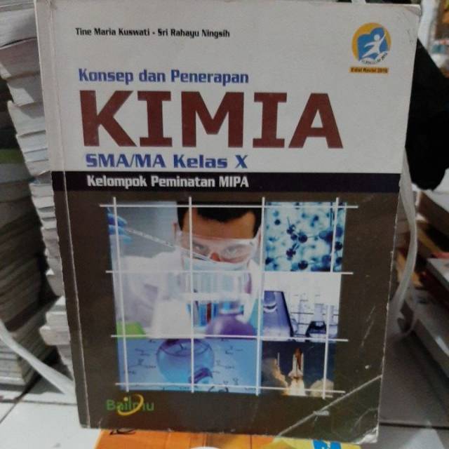 BUKU BEKAS - KIMIA SMA kelas 1/2/3 Bailmu