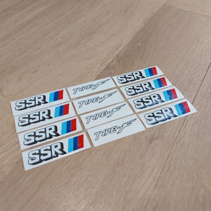 stiker untuk velg mobil SSR Type F