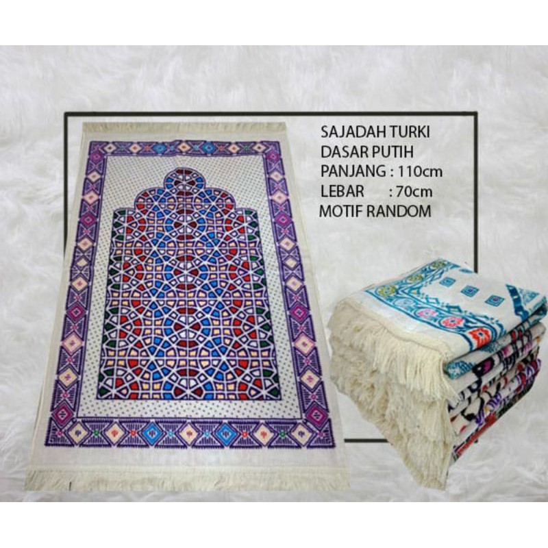 SAJADAH BULU HALUS LEMBUT / SAJADAH TURKY / SAJADAH TEBAL /SAJADAH