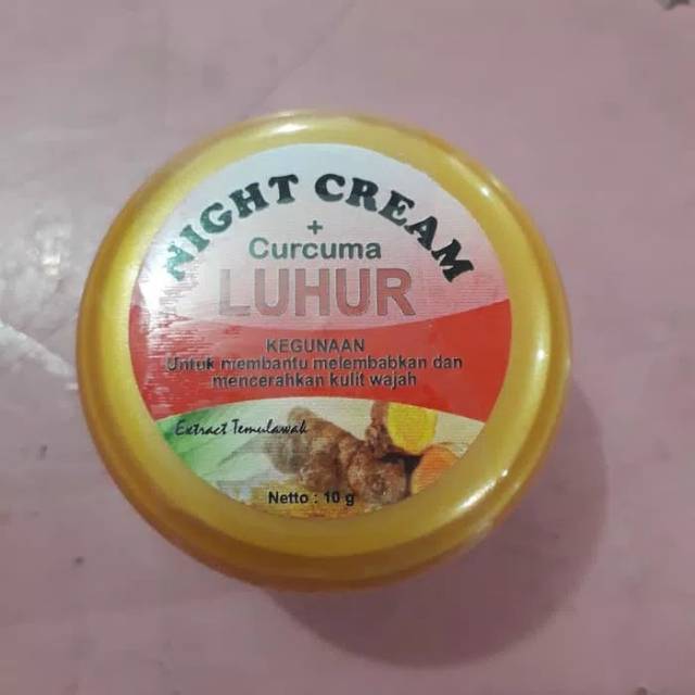 

Luhur Night Cream + Curcuma 10gr