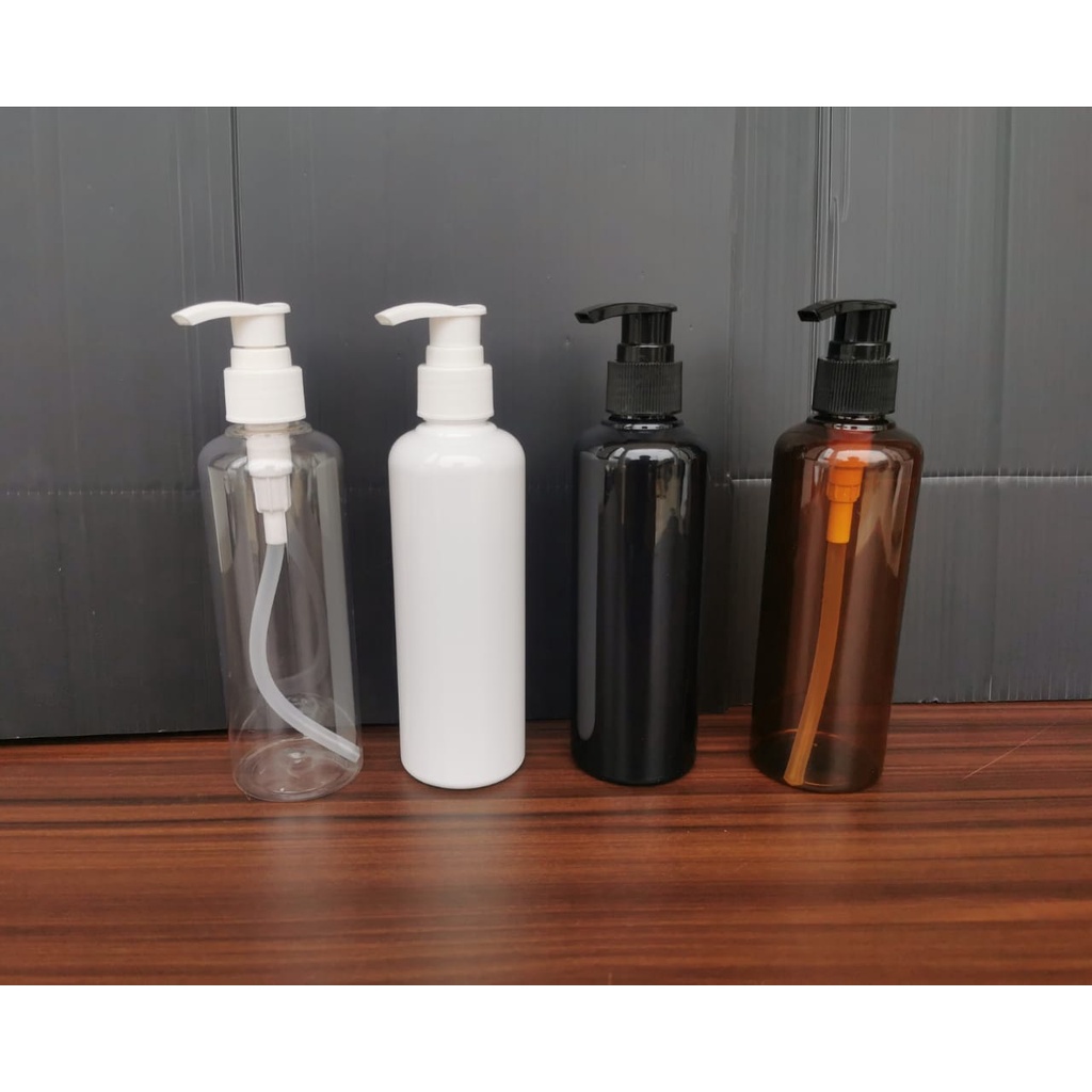 Botol PUMP 250 ml 250ml PUMP lotion 250 hand soap 250ml botol sabun 250 BODY COKLAT CLEAR HITAM PUTIH