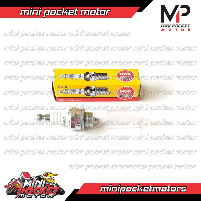 [Bisa COD] Busi NGK Mini GP Mini Trail Mini ATV 50cc 2T Mesin Tarik Dijamin Asli KF-133