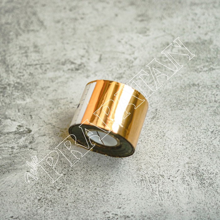 

kertas- foil emas roll (prada emas / gold prada) kecil -kertas.