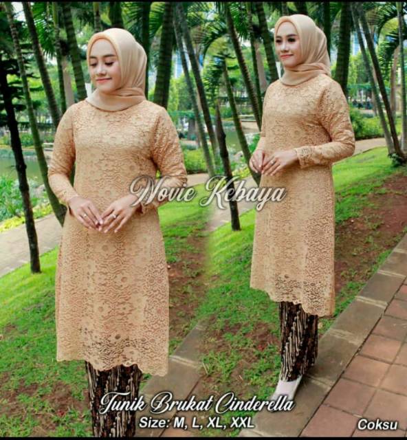 Set brokat tunic cinderella