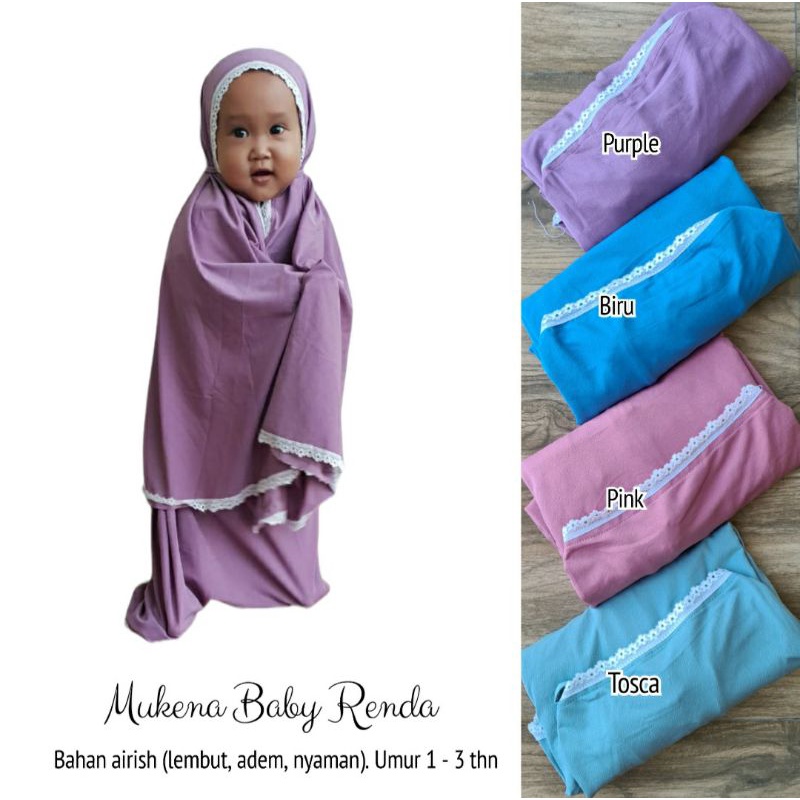 Mukena Anak Bayi Renda Umur 2-4th //JF37511