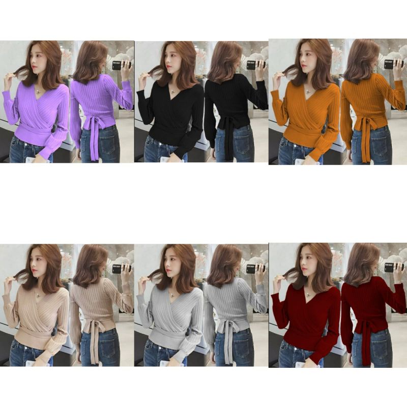 ATASAN BLOUSE KOREAN STYLE BESTSELLER FASHION TRENDY KIMONO PJ ALENA SN