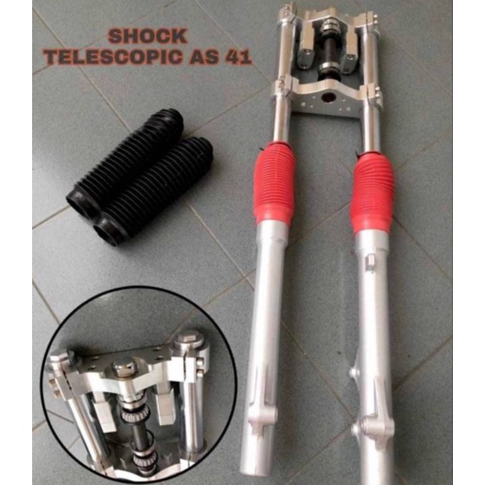 TELE KLX AS 41 MM MODEL KYB GORDON MOTOCROSS TELESKOPIK KAWASAKI DTRACKER REPLIKA GORDONS SUPERMOTO 