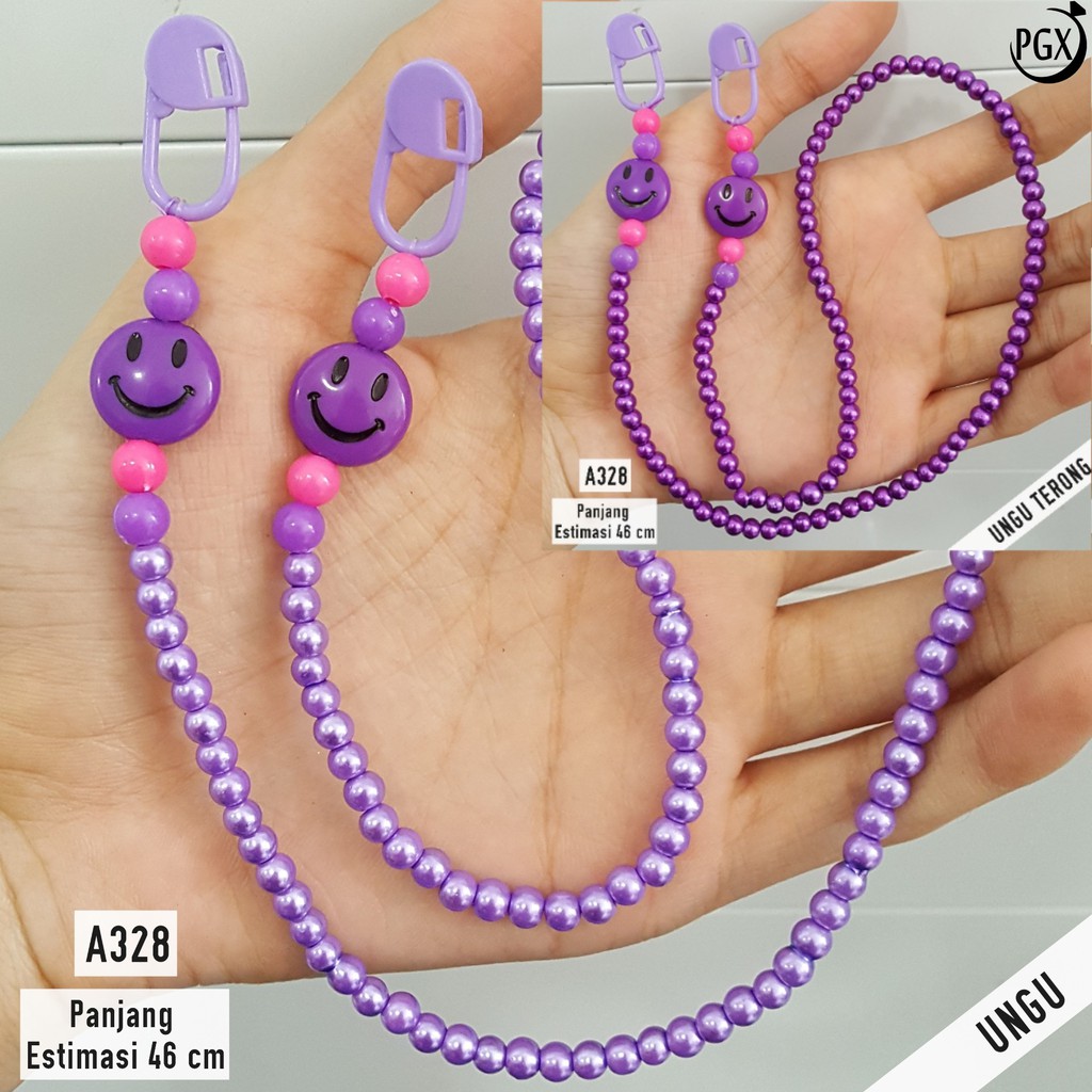 PGX Strap Masker Anak Mutiara - Kalung Masker Anak - Tali Masker Anak A328