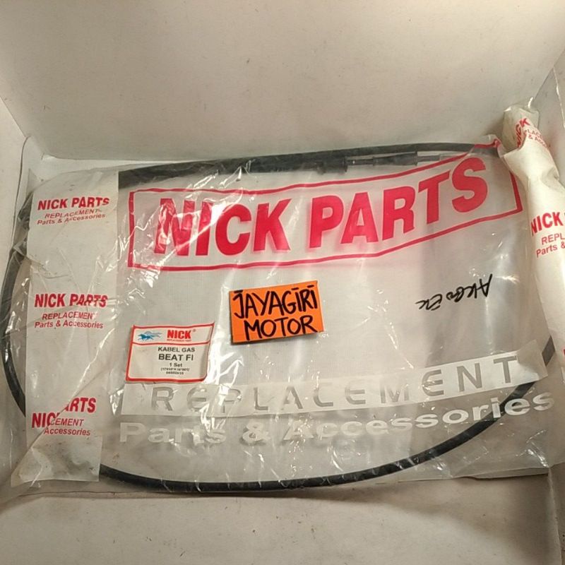 Kabel Gas BEAT FI K16 Injection Injeksi NICK Cabel Cable Throttle Throtle Kable Tali Kawat Honda Sco