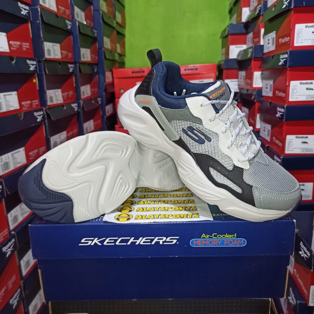 Skechers Stamina Airy Dartmass 237000-CCMT Sepatu Running Pria Original