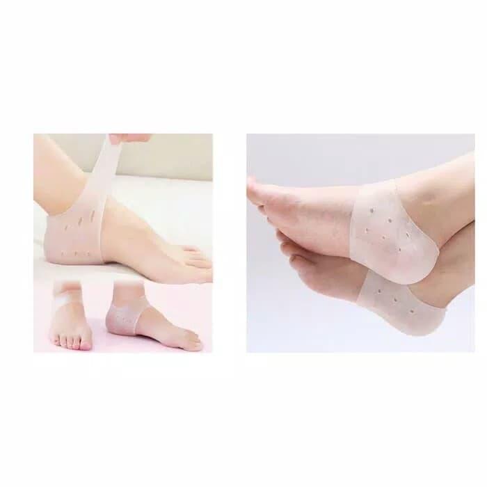 Silicone tumit kaki silicone Soft Gel Heel Protector