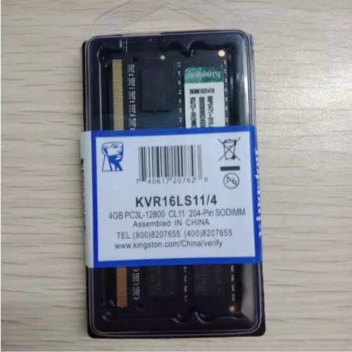 Ram laptop Kingston SODIMM 4GB DDR3 12800/ DDR3-1600 4G sodim