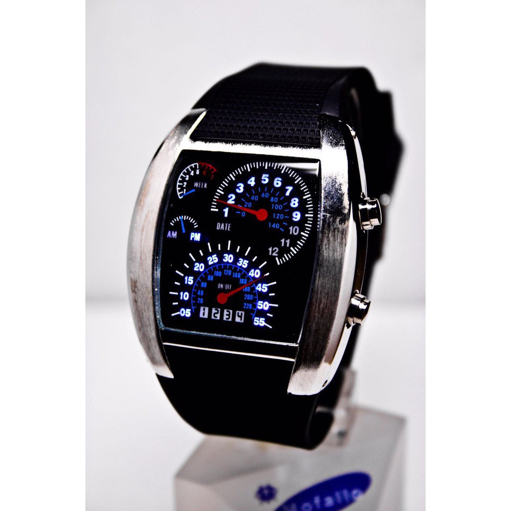 JAM TANGAN ORIGINAL LED SPEEDOMETER TVG