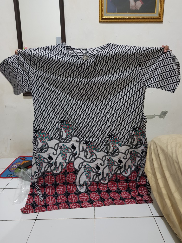 Atasan Batik Jumbo - Batik Couple - Batik Seragam Kerja - Batik Jumbo Wanita - Batik Jumbo Pria -set