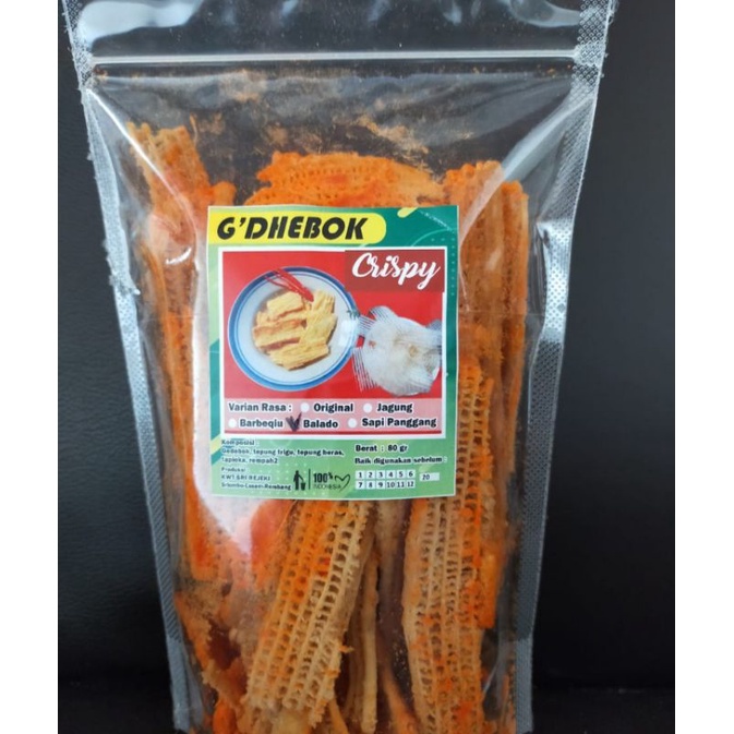 

G'Dhebok Crispy (Keripik Gedhebok) 100% Original