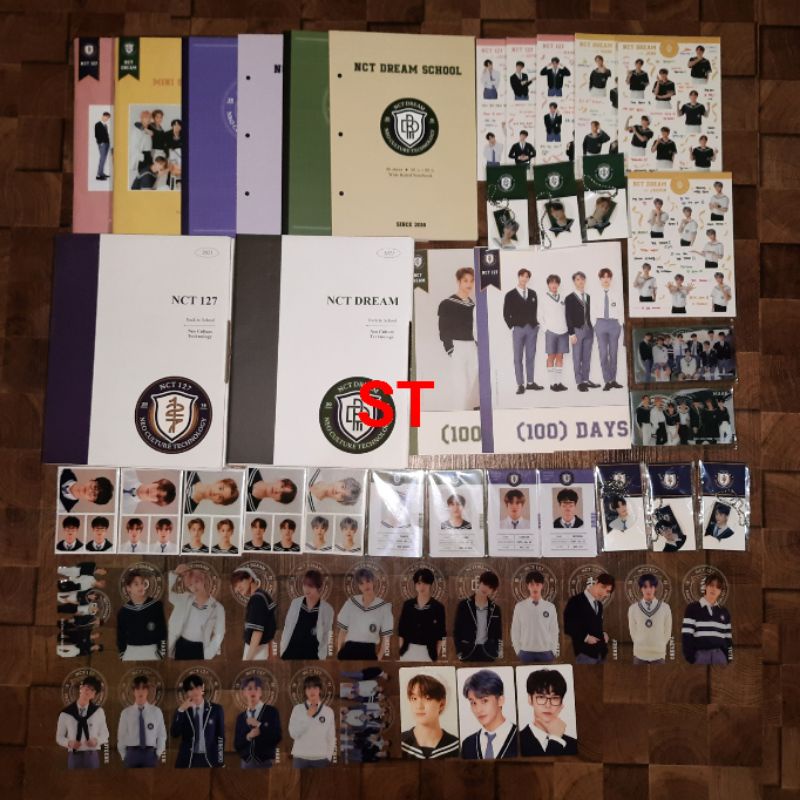 NCT Back To School Kit B2S 127 Dream Jaehyun Doyoung Mark Jeno Jaemin Photocard Id Card Photo