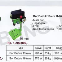 MESIN BOR DUDUK / BRENCH DRILL MINI MODERN 13 MM