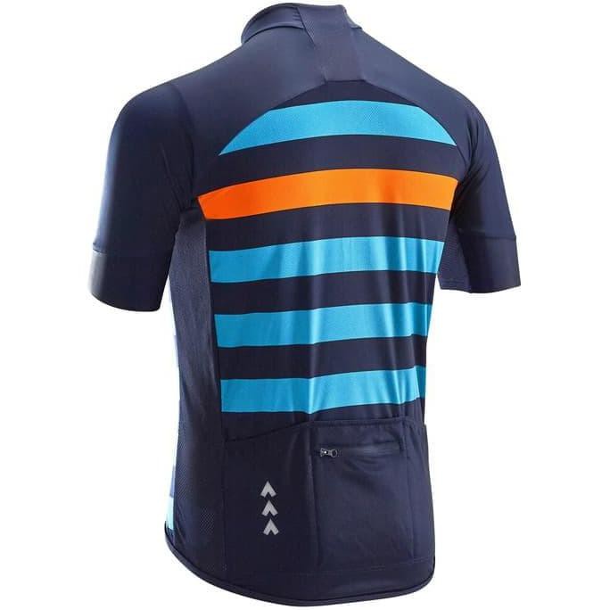 Jersey Sepeda Rc 500 Biru Btwin Tokobababu