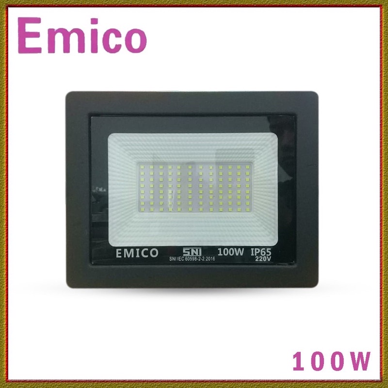 Lampu Sorot 100 Watt Emico Lampu Tembak Led Flood Light IP65