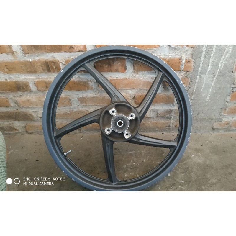 VELG BELAKANG ORI HONDA SUPRA X 125 DOUBLE DISK UK 1.60 MM KODE KVL